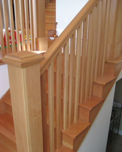New custom fir stairs