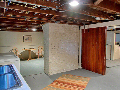 Basement in this Seattle major remodel