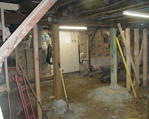 During a major Seattle basement remodel