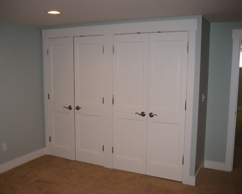 Built in closets add storage space, Seattle closet remodel