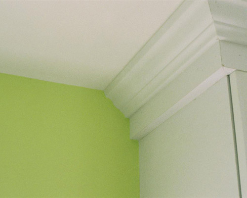 Crown molding adds a finishing touch to this West Seattle kitchen remodel