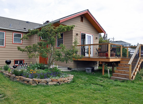 The finished home feels much larger and is big enough to host a house full of family members at the holidays, and work well every other day of the year