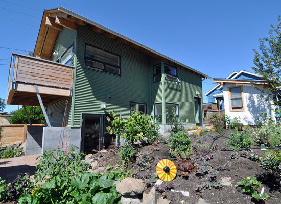 With the addition of some stairs and pavers, and a relocated garden shed, the garden was ready for planting in the spring.  By early summer, the bees were buzzing and everything was taking off, including new projects in both studios.  A 20-foot commute with a garden view sounds pretty good