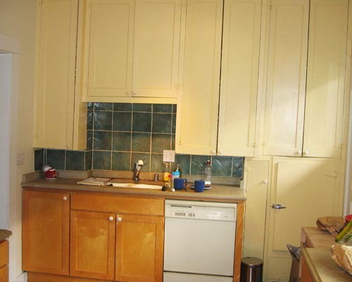 Before: A kitchen so old it still had a meat locker