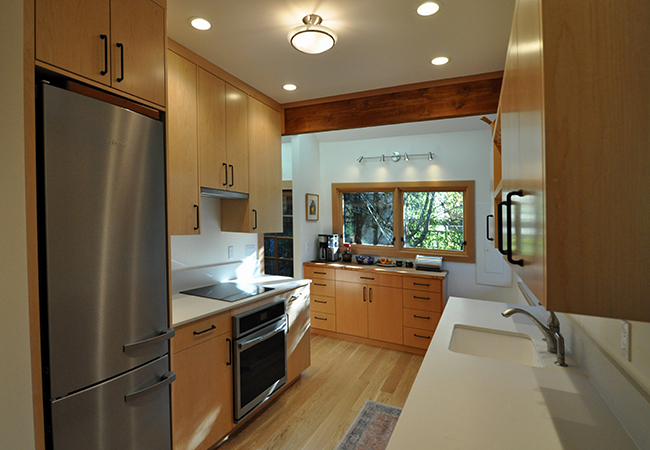wide view of kitchen remodel