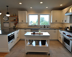 side view of kitchen addition and remodel in Seaview