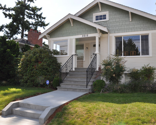 The new porch area has windows on two sides, new structural throughout, and siding and trim to match the rest of the home.   Proof that small changes can make a big difference