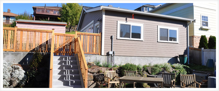 West Seattle outdoor remodel - Seattle garage plans builders